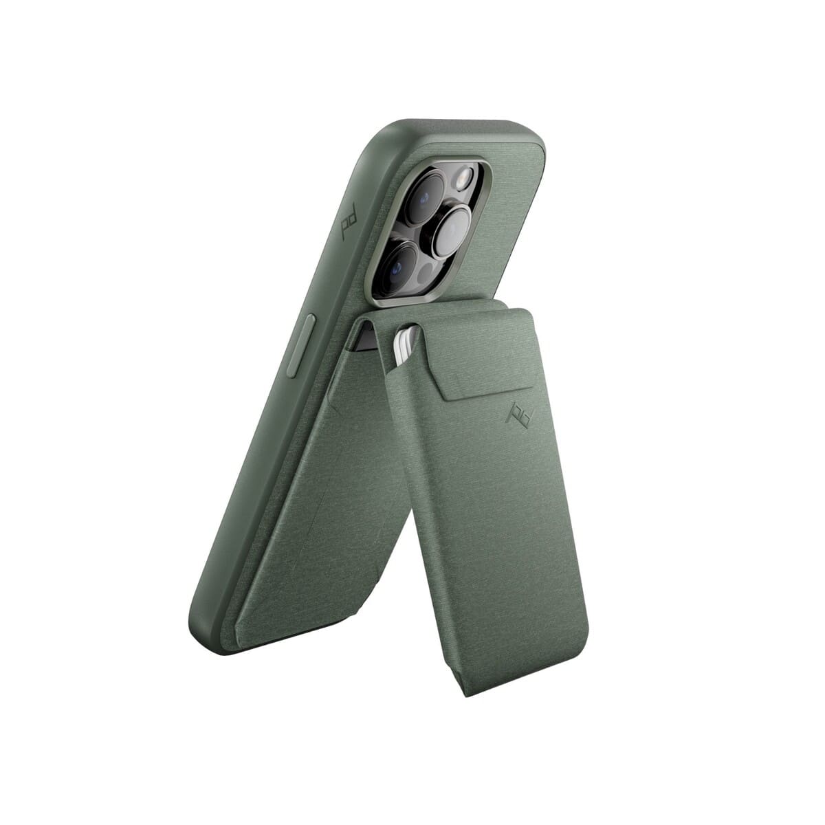Peak Design Mobile Stand Magnetyczny portfel i podstawka do iPhone - Szarozielony