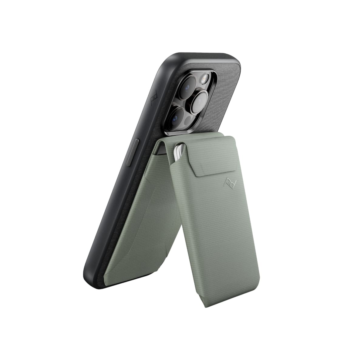 Peak Design Mobile Stand Magnetyczny portfel i podstawka do iPhone - Szarozielony