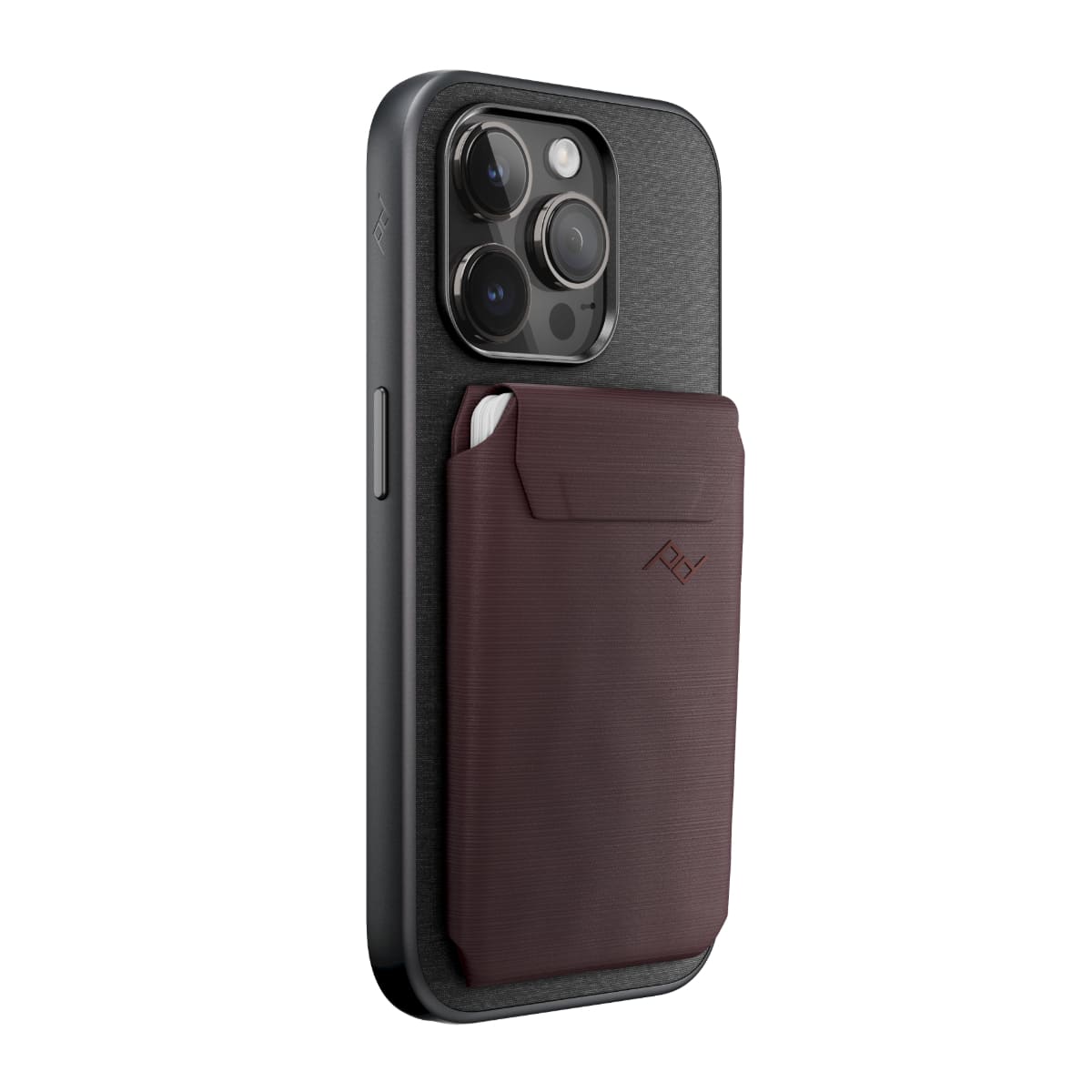 Peak Design Mobile Slim Magnetyczny portfel płaski do iPhone - Ciemnofioletowy
