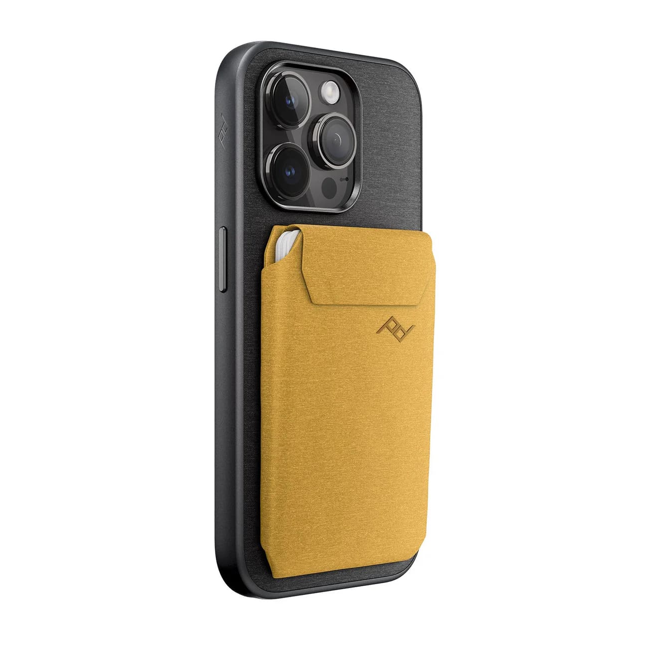 Peak Design Mobile Slim Magnetyczny portfel płaski do iPhone - Musztardowy
