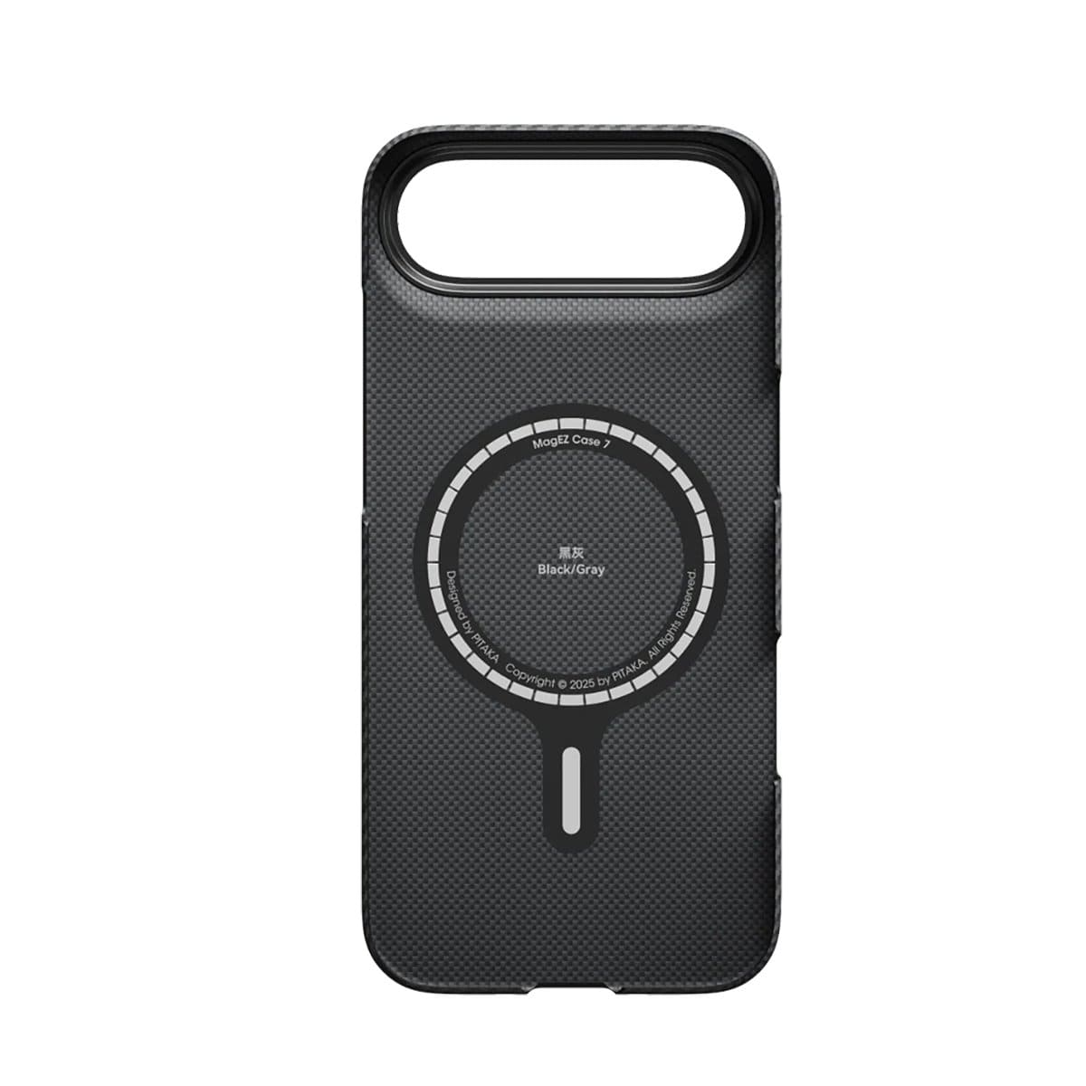PITAKA Ultra-Slim Etui do iPhone Air kompatybilne z MagSafe - Czarno-szare