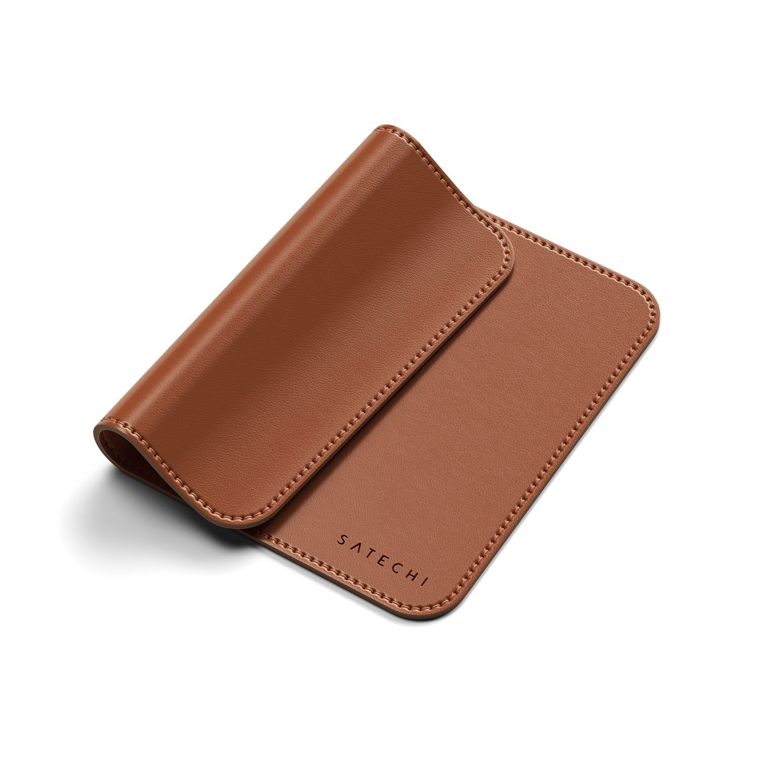 Satechi Premium Mouse Pad Podkładka pod mysz ze skóry wegańskiej - Brązowa