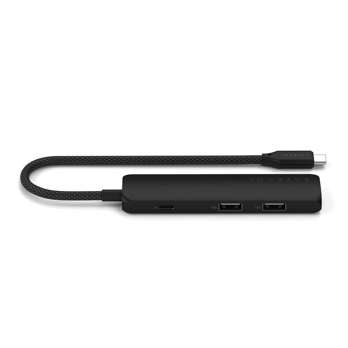 Satechi Slim Multiport Adapter 4K Aluminiowy adapter do urządzeń mobilnych USB-C 4w1 USB-C / 4K HDMI / 2x USB-A - Czarny