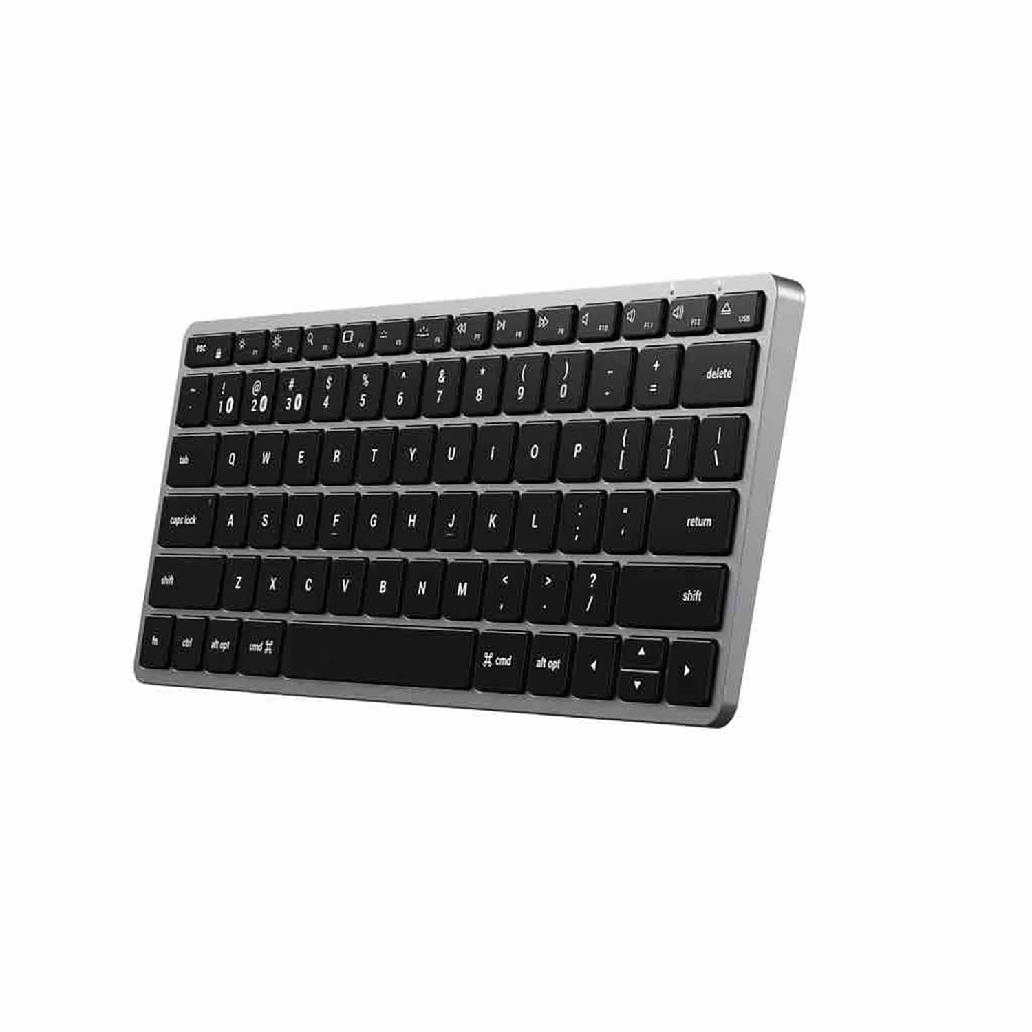 Satechi Slim X1 Klawiatura Bluetooth do trzech urządzeń USB-C - Srebrna
