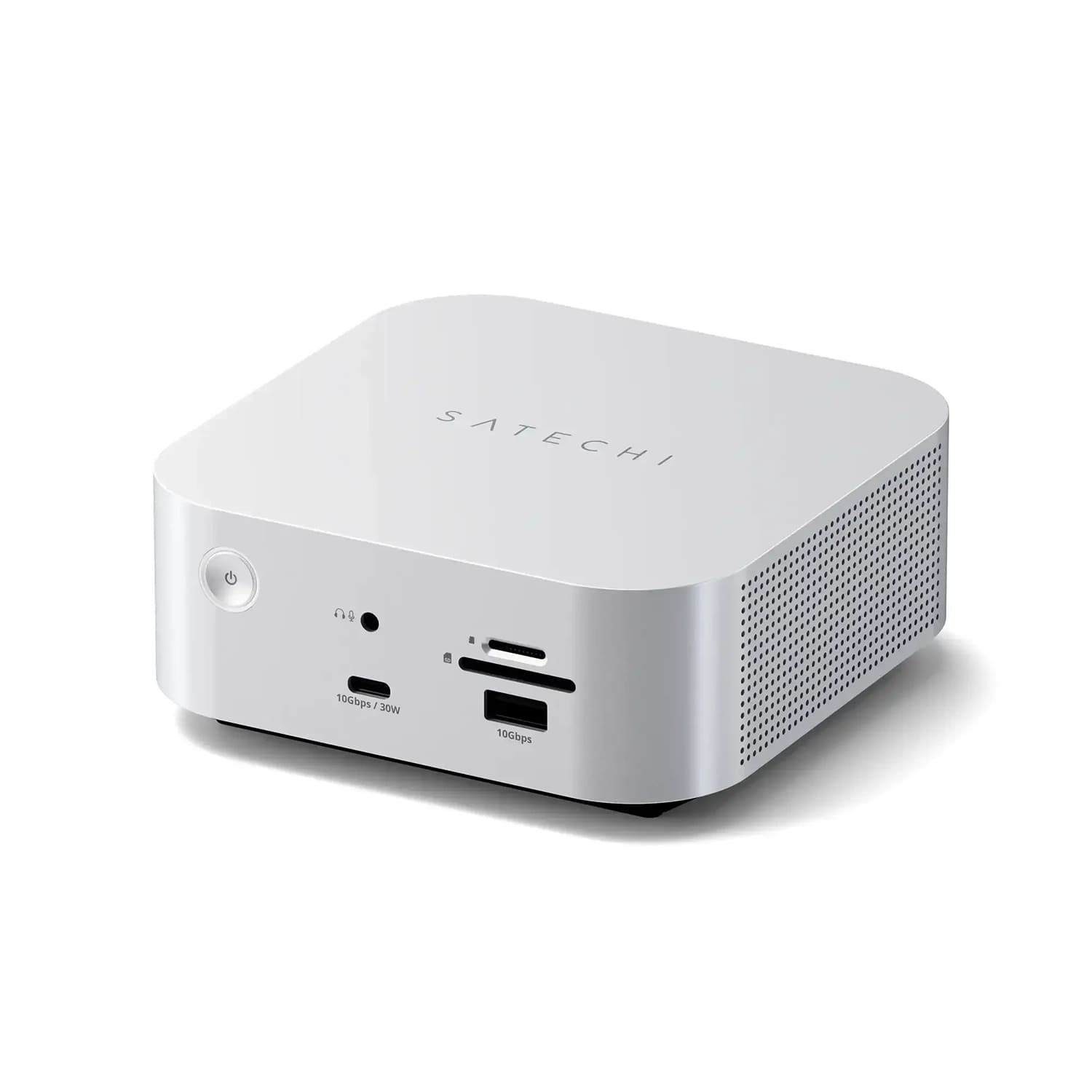 Satechi Thunderbolt 5 CubeDock Stacja dokująca z obudową SSD - Srebrna Satechi Thunderbolt 5 CubeDock Stacja dokująca z obudową SSD - Srebrna