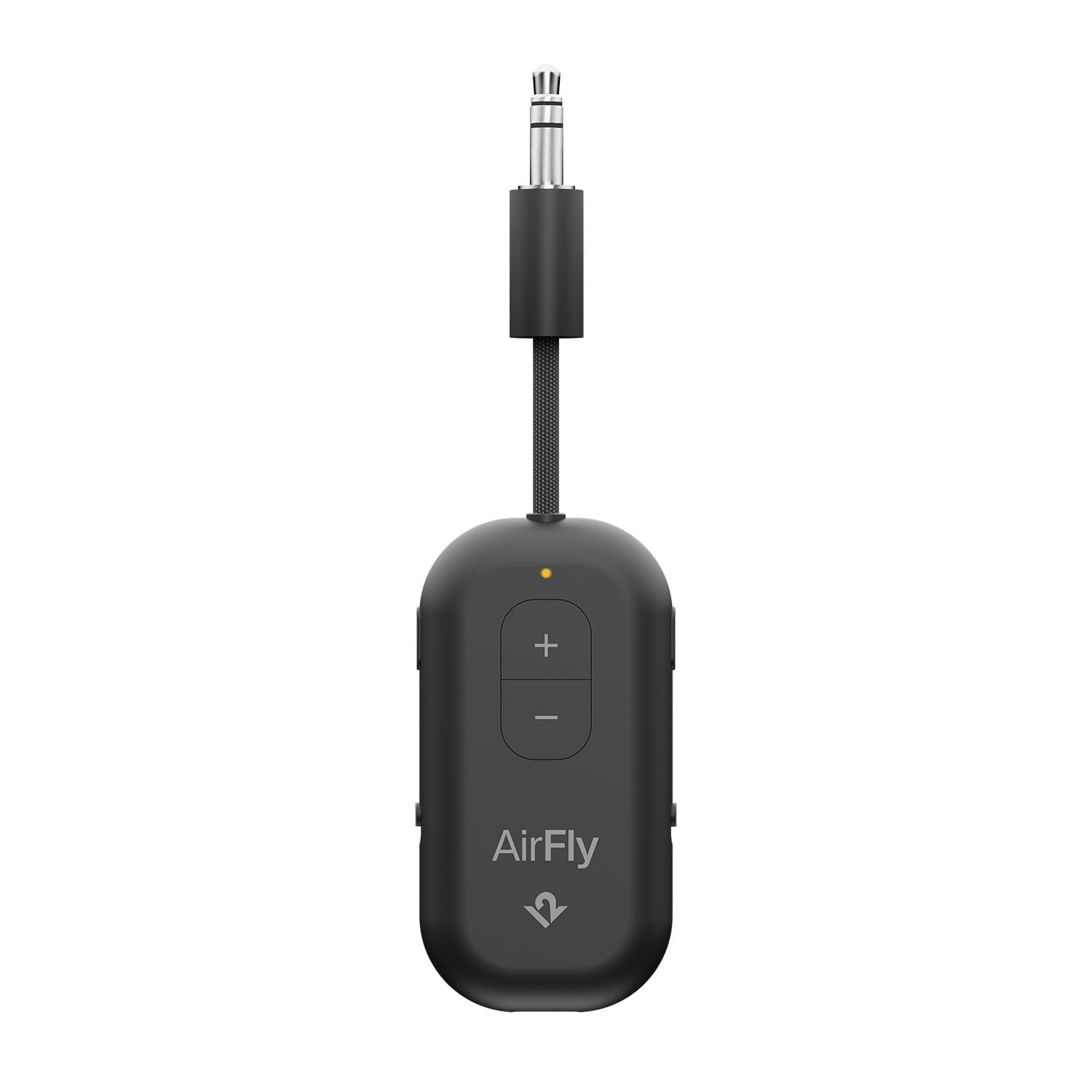 Twelve South AirFly Pro 2 Adapter Bluetooth do wejścia 3,5mm jack kompatybilny z AirPods i innymi słuchawkami Bluetooth / do 2 par słuchawek jednocześnie oraz z AUX IN - Czarny