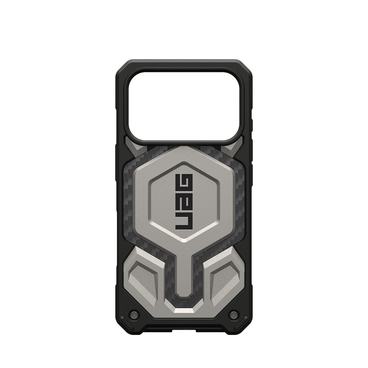 UAG Monarch Pro Etui do iPhone 17 Pro kompatybilne z MagSafe - Srebrne (titanium) UAG Monarch Pro Etui do iPhone 17 Pro kompatybilne z MagSafe - Srebrne (titanium)