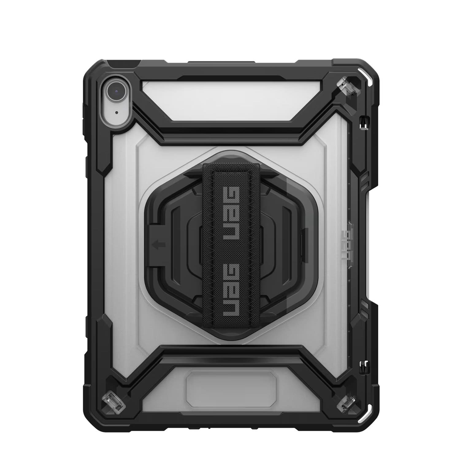 UAG Plasma HS Kickstand Etui ochronne z uchwytem do Apple Pencil, uchwytem na dłoń oraz podstawką do iPad 10-gen. / 11 - Przezroczysto-czarne UAG Plasma HS Kickstand Etui ochronne z uchwytem do Apple Pencil, uchwytem na dłoń oraz podstawką do iPad 10-gen. / 11 - Przezroczysto-czarne