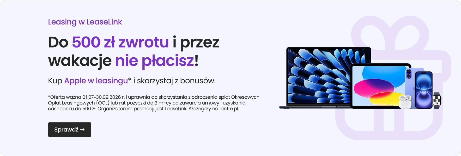 Leasing – oferta specjalna