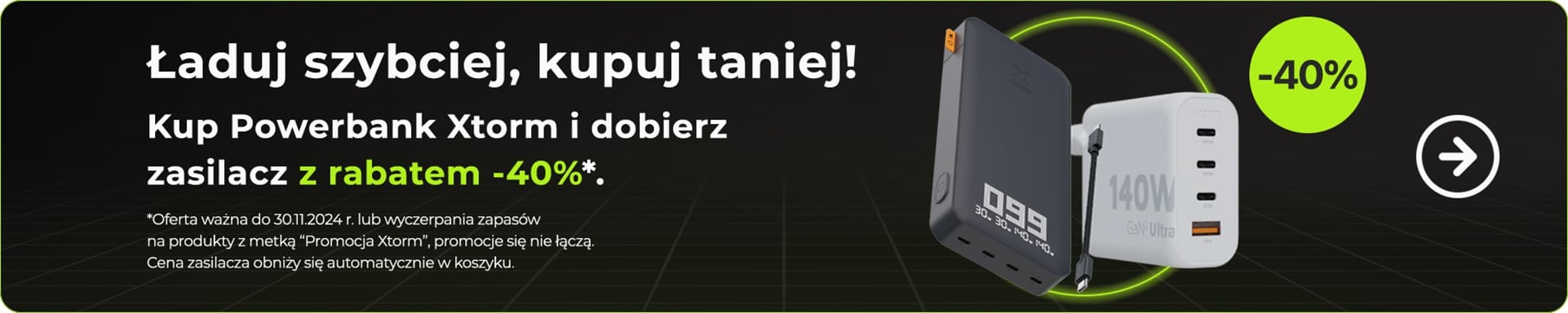 Kup Powerbank i odbierz rabata na zasilacz