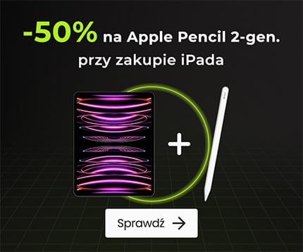 -50% na Apple Pencil 2 przy zakupie iPada