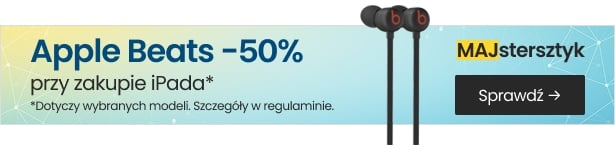 Apple Beats -50% przy zakupie iPada