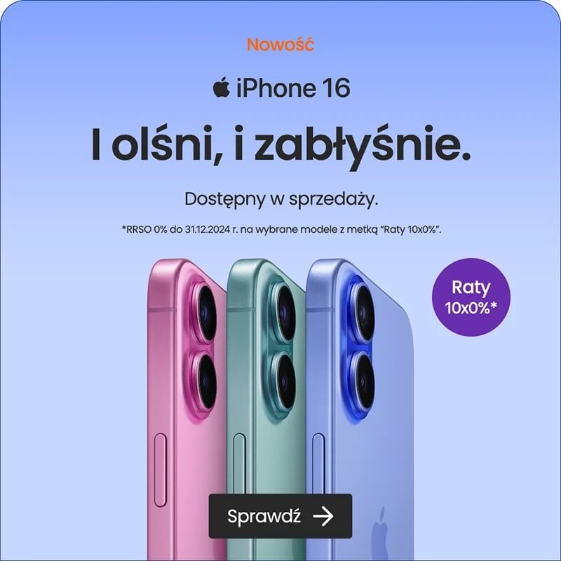 iPhone 16 - i olśni i zabłyśnie!