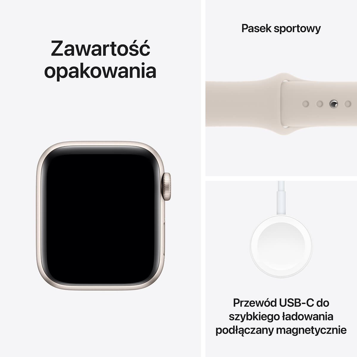 Apple Watch SE 2023 - zestaw