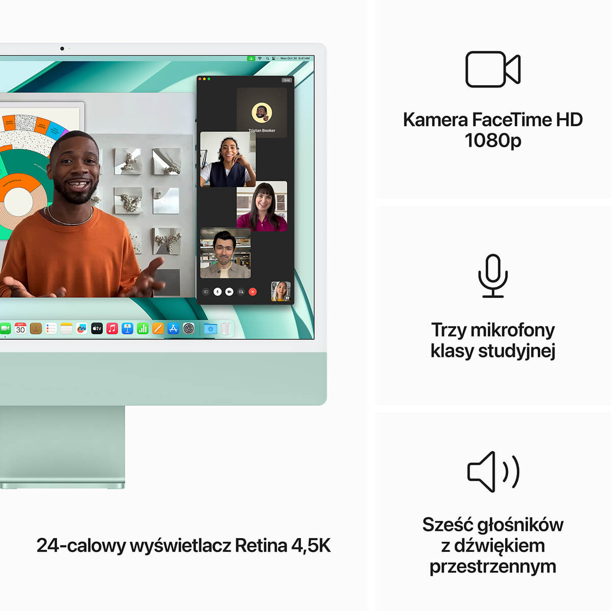 iMac 24 4,5K M3- Najważniejsze cechy iMac 24 4,5K M3- Najważniejsze cechy