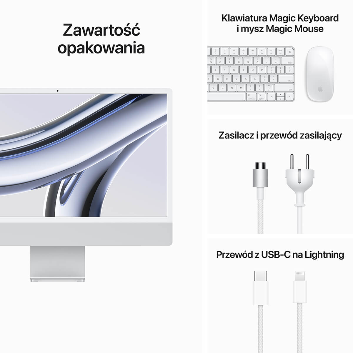 iMac 24 4,5K M3 - Informacje o produkcie