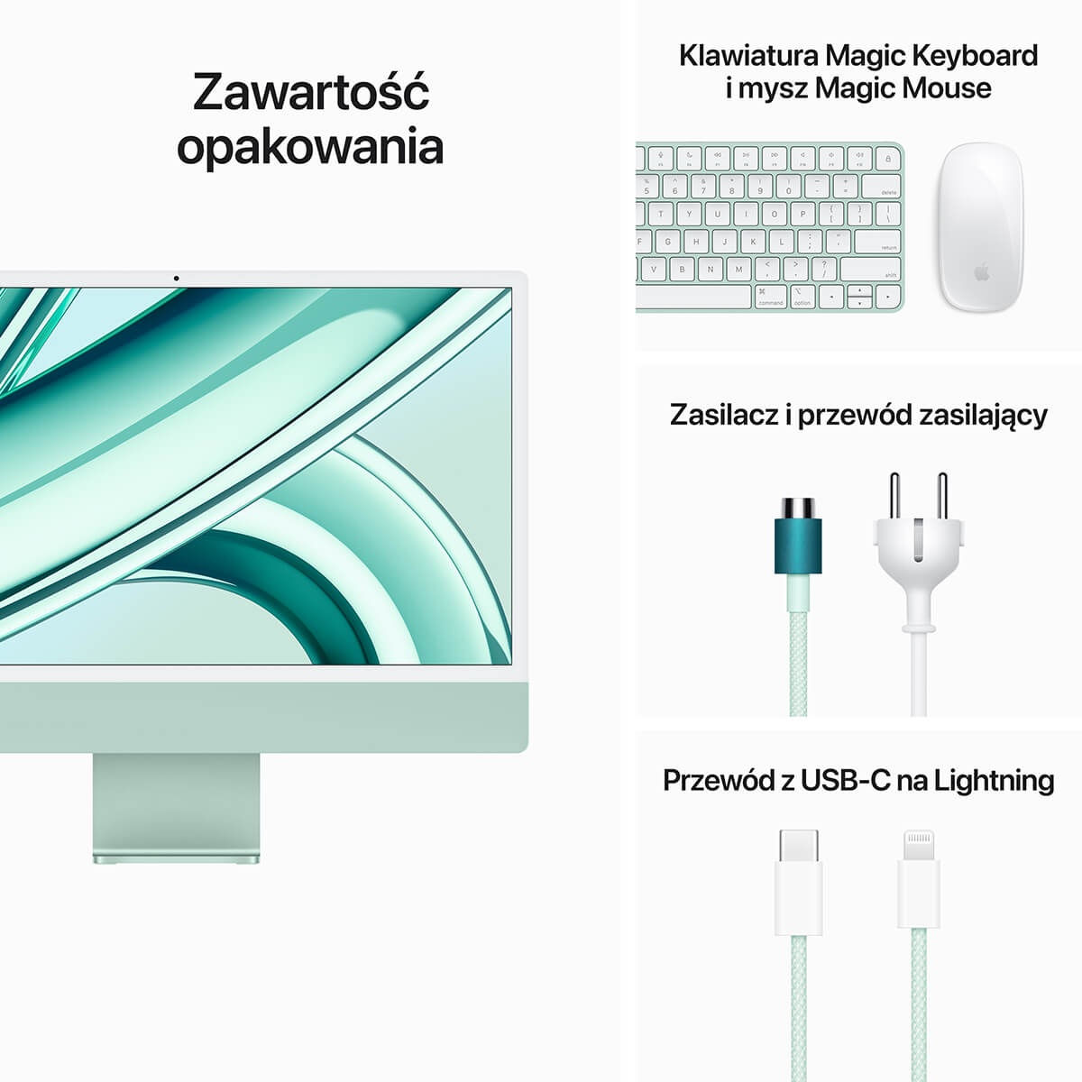 iMac 24 4,5K M3 - Informacje o produkcie