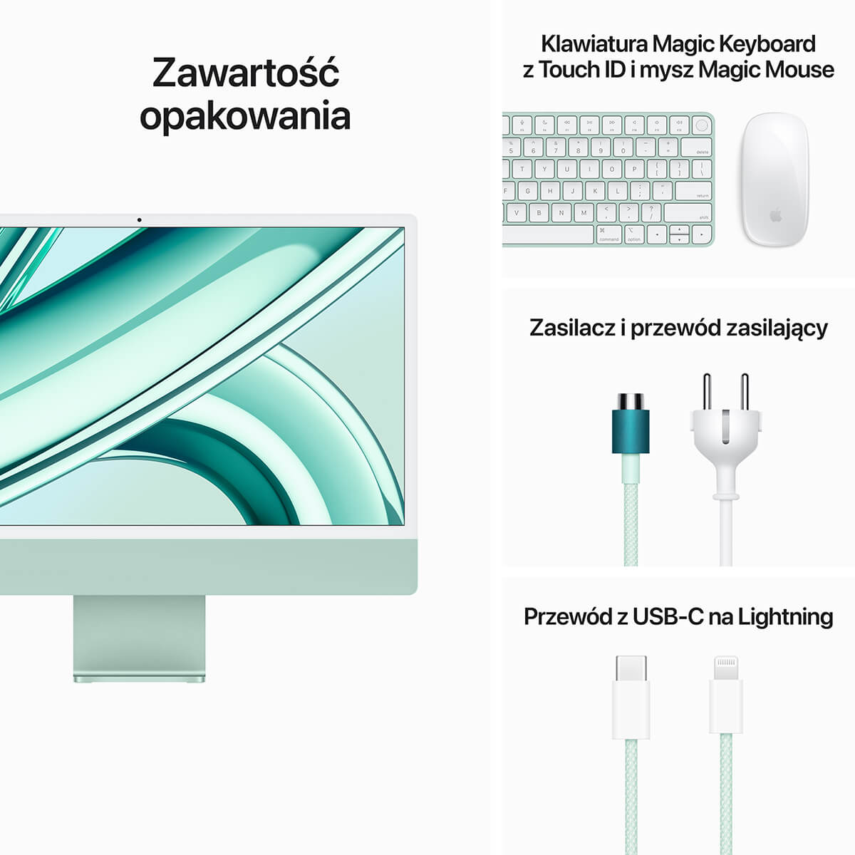 iMac 24 4,5K M3 - Informacje o produkcie