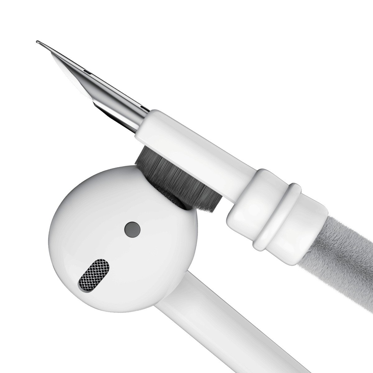 KeyBudz AirCare Cleaning Kit 1.5 Zestaw do czyszczenia AirPods - Biały KeyBudz AirCare Cleaning Kit 1.5 Zestaw do czyszczenia AirPods - Biały