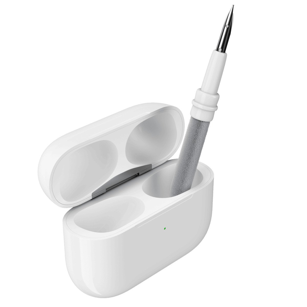 KeyBudz AirCare Cleaning Kit 1.5 Zestaw do czyszczenia AirPods - Biały KeyBudz AirCare Cleaning Kit 1.5 Zestaw do czyszczenia AirPods - Biały