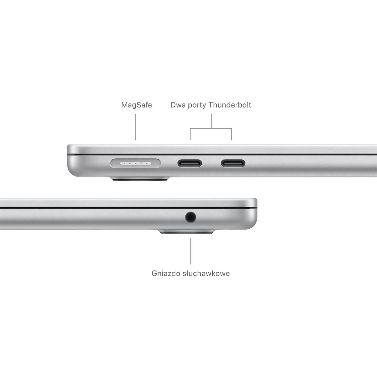 MacBook Air 13 cali M3 porty