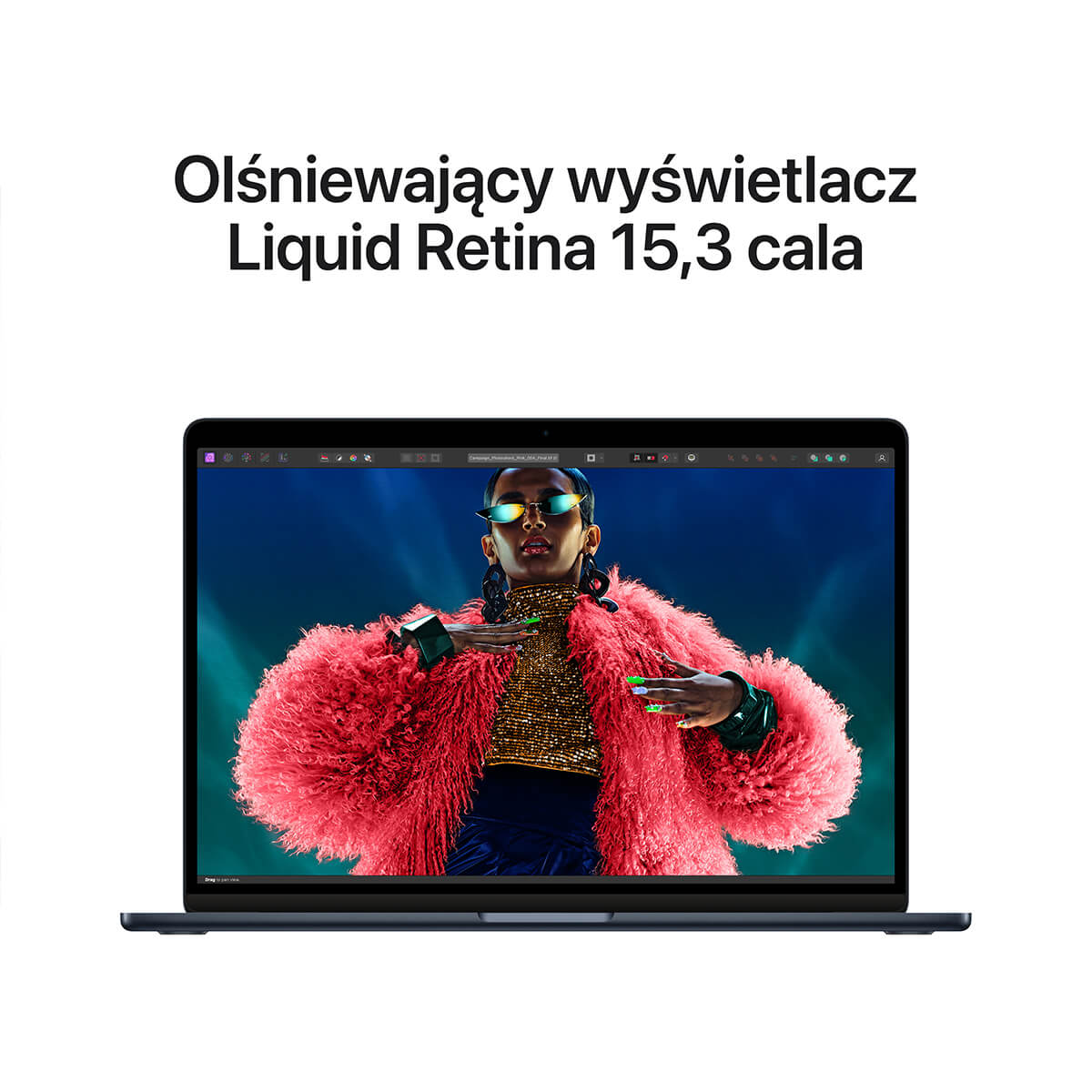 MacBook Air 15 cali M3 - wyświetlacz