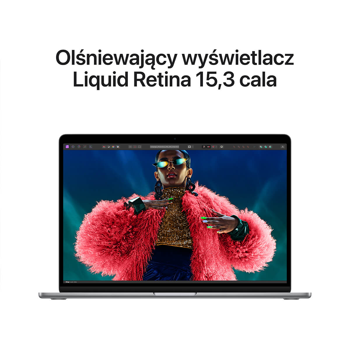 MacBook Air 15 cali M3 - wyświetlacz