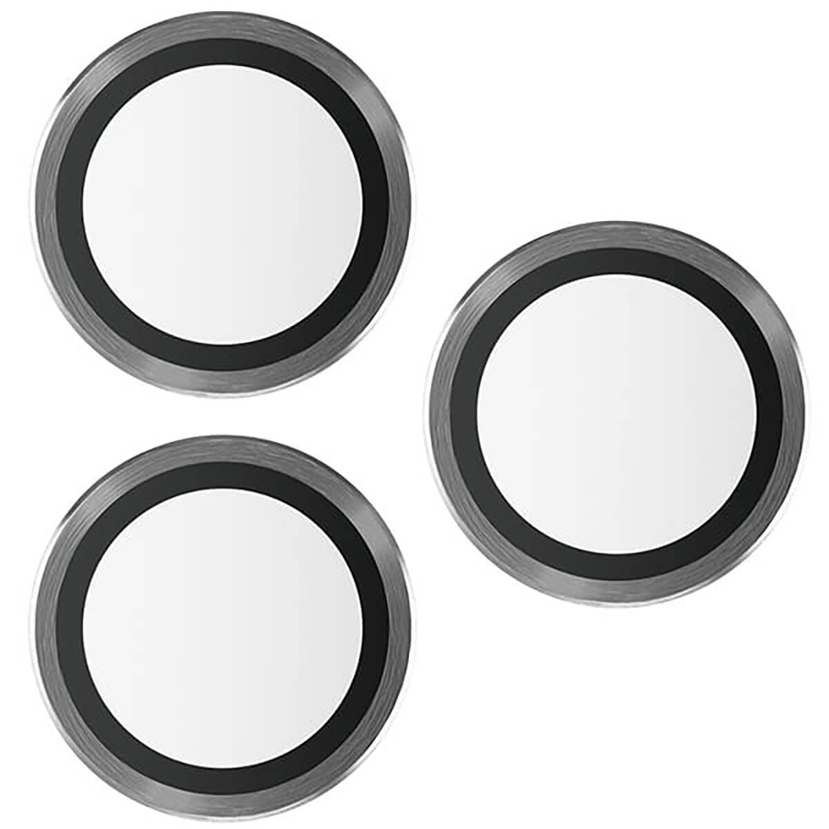 PanzerGlass Hoops Camera Szkło ochronne na aparat do iPhone 15 Pro / 15 Pro Max - Czarne