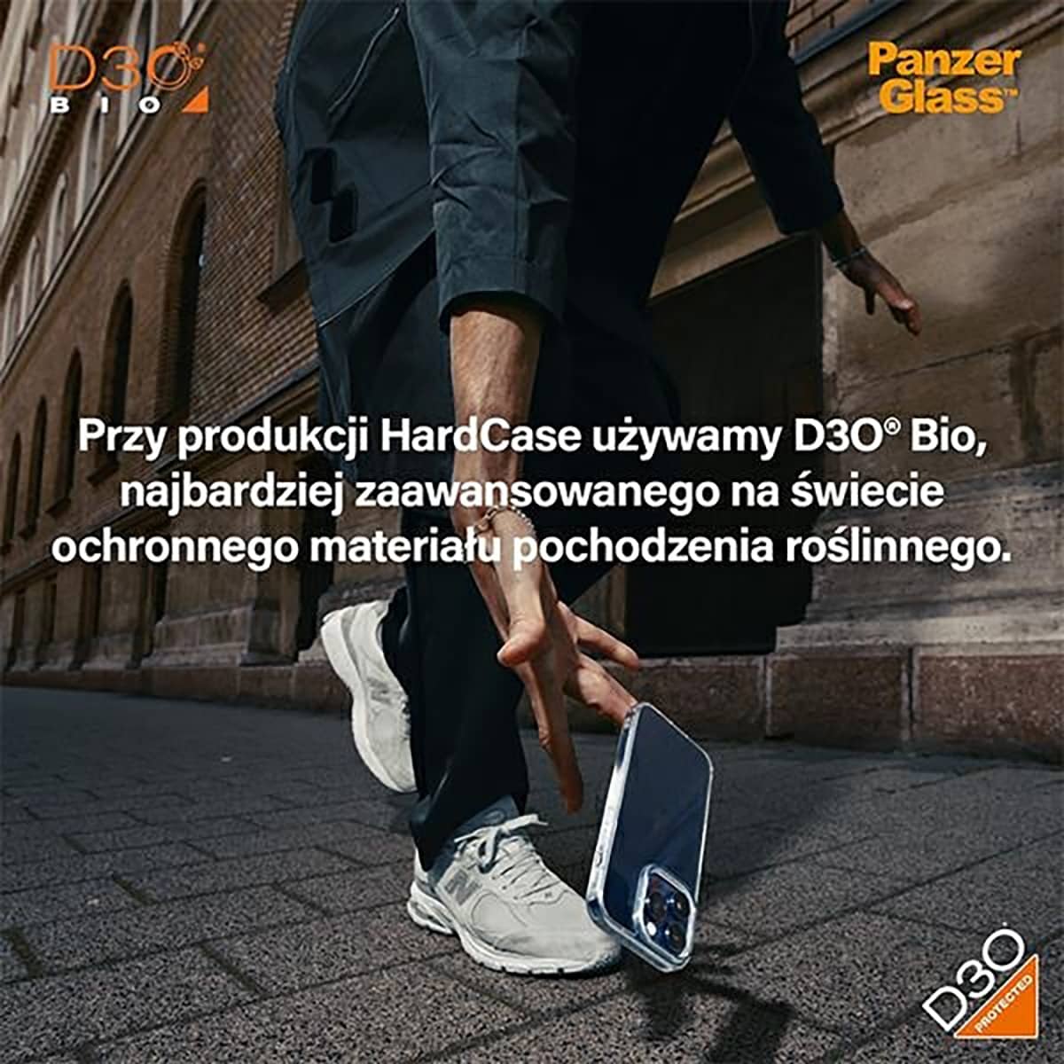 PanzerGlass HardCase D30 Etui do iPhone 15 Plus kompatybilne z MagSafe - Przezroczyste