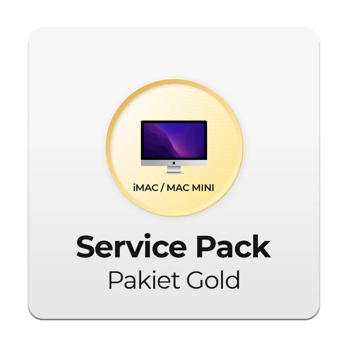 Service Pack - Pakiet Gold 2Y dla Apple iMaci Mac mini