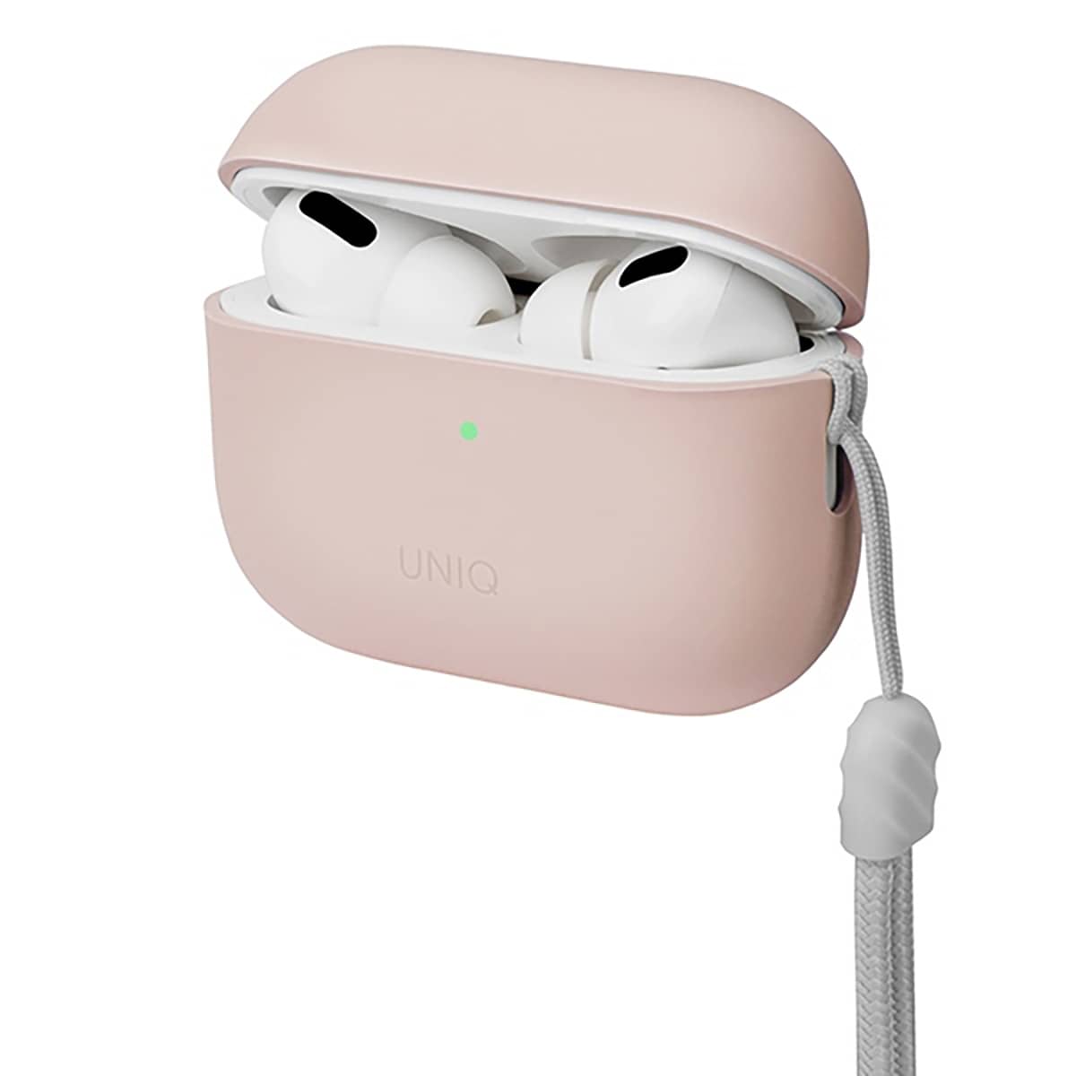 UNIQ Lino Silikonowe etui ochronne do AirPods Pro 2 gen - Różowe