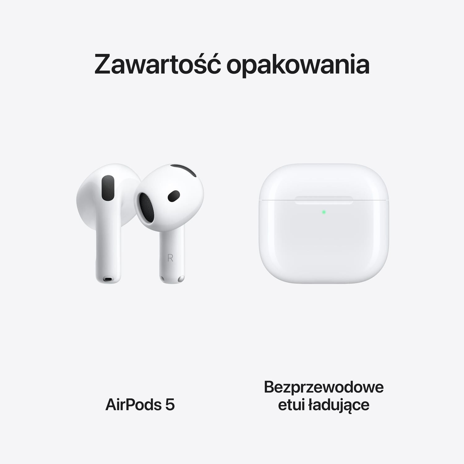 AirPods 5 zawartość opakowania AirPods 5 zawartość opakowania