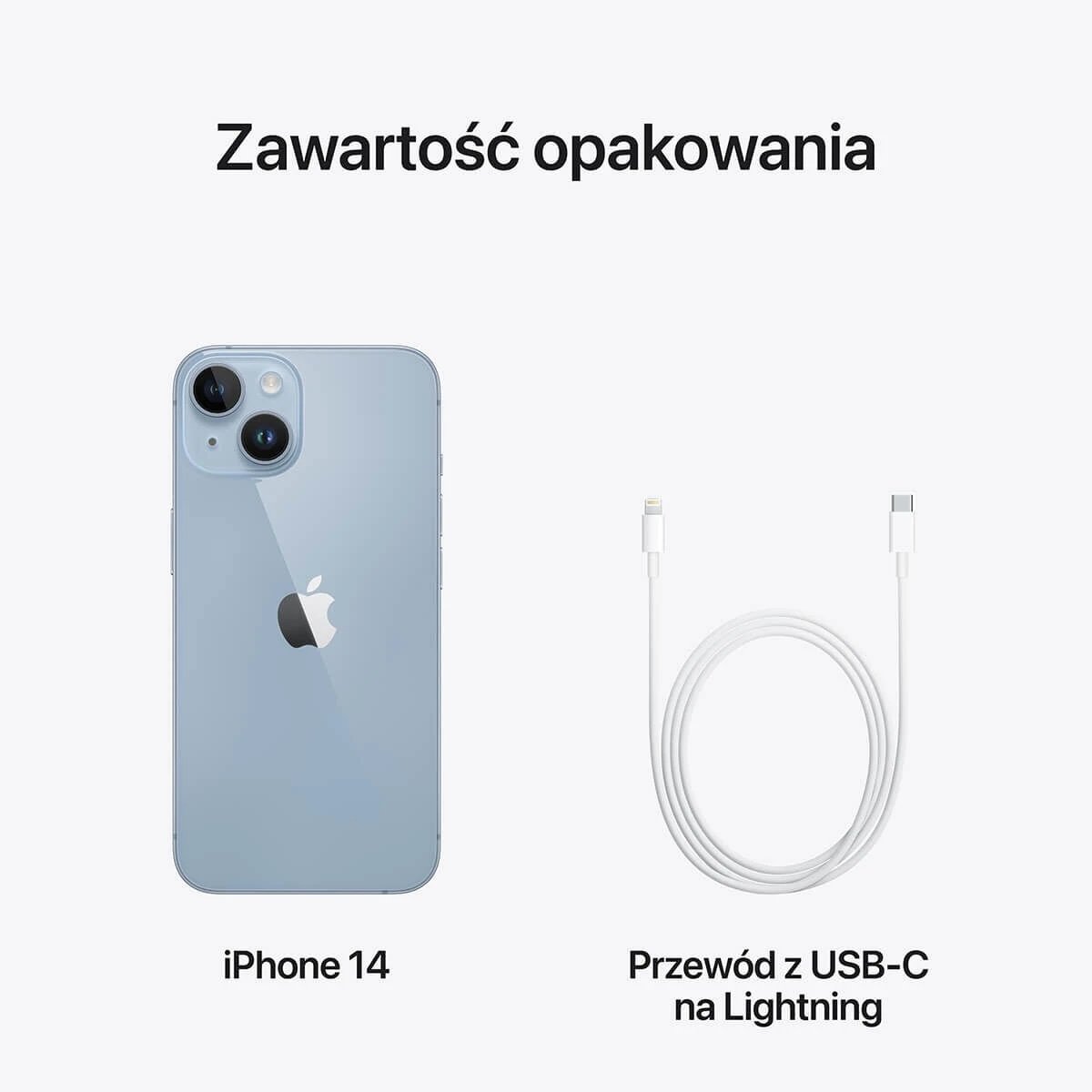 iPhone 14 niebieski - wygląd