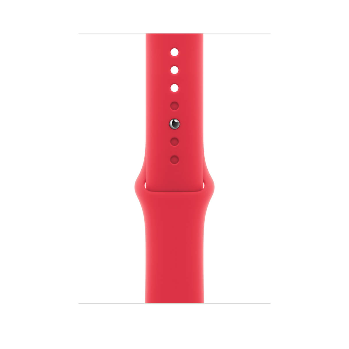 Apple Pasek sportowy z edycji (PRODUCT)RED do koperty 45 mm – rozmiar M/L