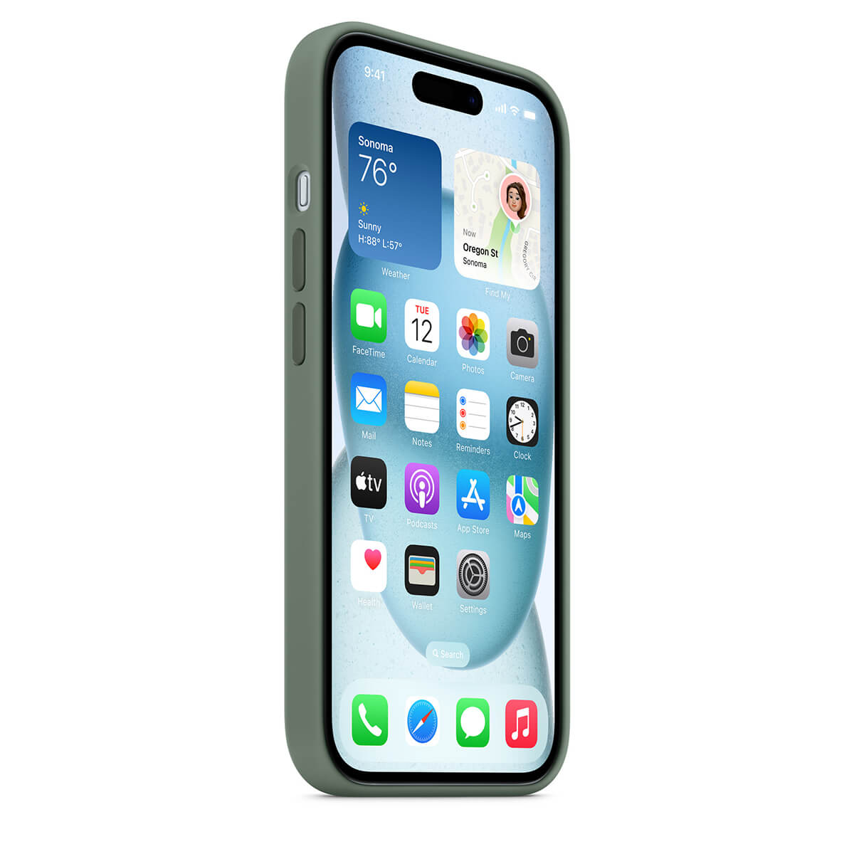 Apple etui silikonowe do iPhone 15