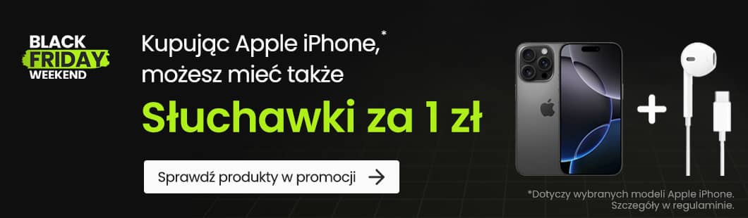 Kup Apple iPhone i dobierz słuchawki za 1 zl