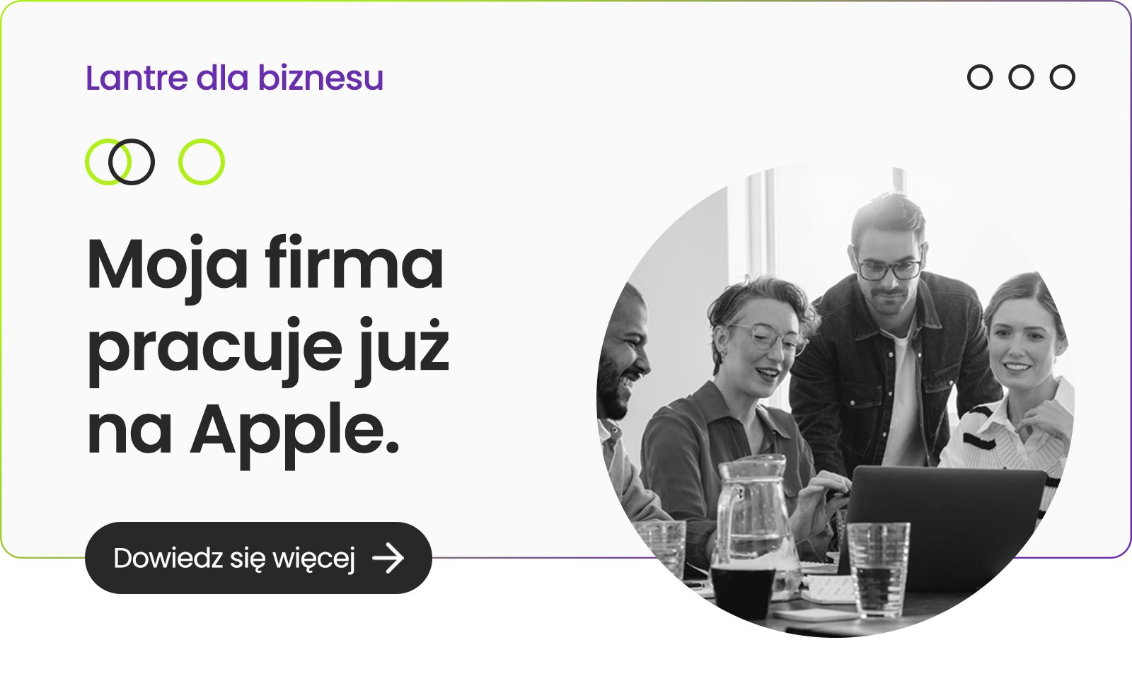 Moja firma pracuje już na Apple