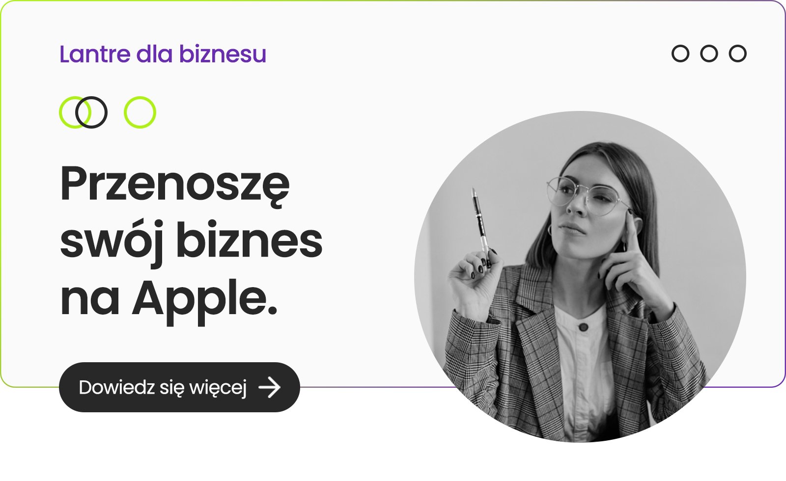 Przenoszę swój biznes na Apple