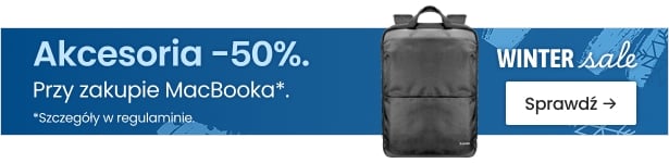 Akcesoria 50% taniej przy zakupie MacBooka