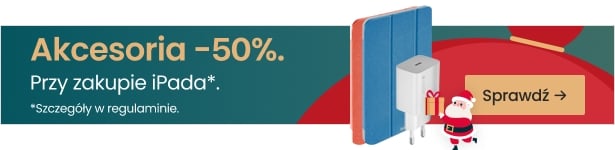 Akcesoria 50% taniej przy zakupie iPada Air