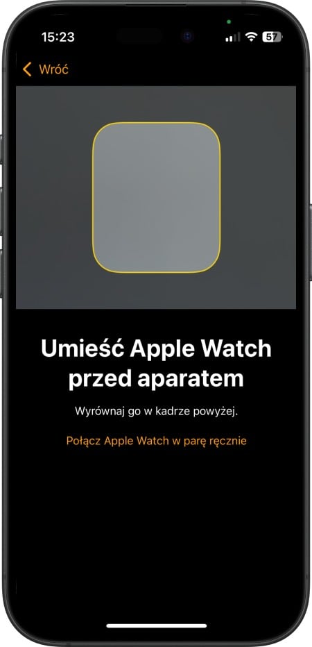 Parowanie automatyczne - iPhone i Apple Watch