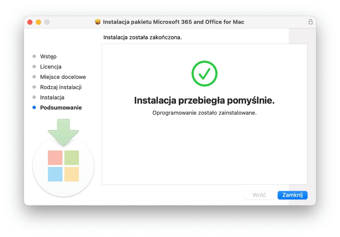 Instalacja Office na Macu