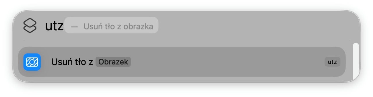 Spotlight - przypisanie szybkich klawiszów lub czynności