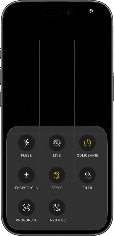 Włączenie funkcji samowyzwalacz w iOS 26
