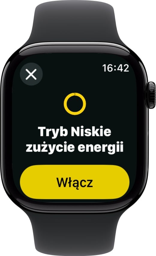 Apple Watch - Tryb niskiego zużycia energii