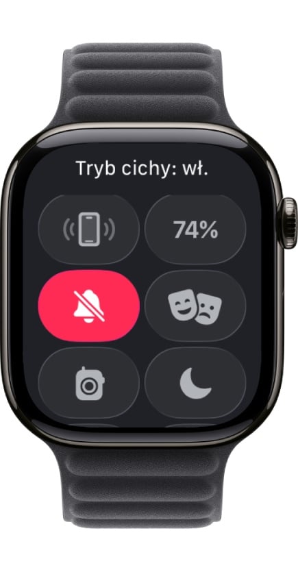 watchOS - tryb cichy