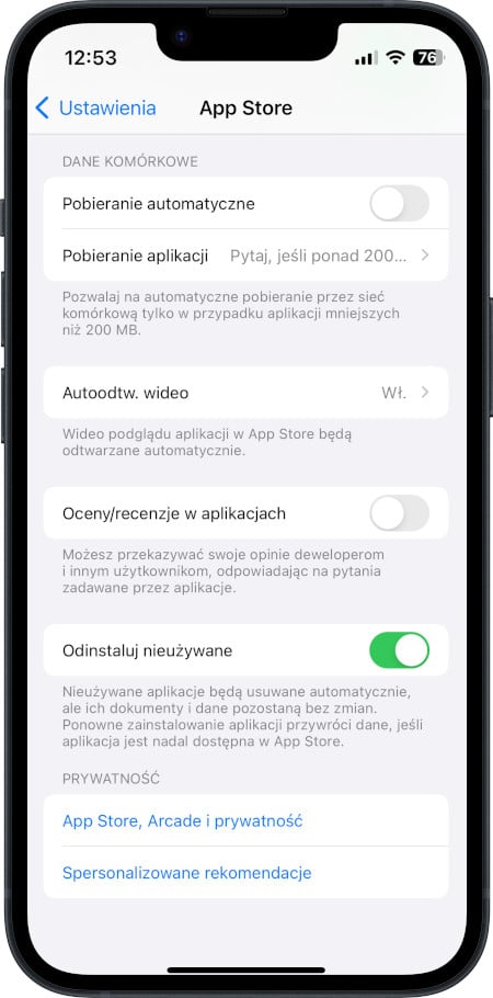 iPhone - automatyczne usuwanie aplikacji iPhone