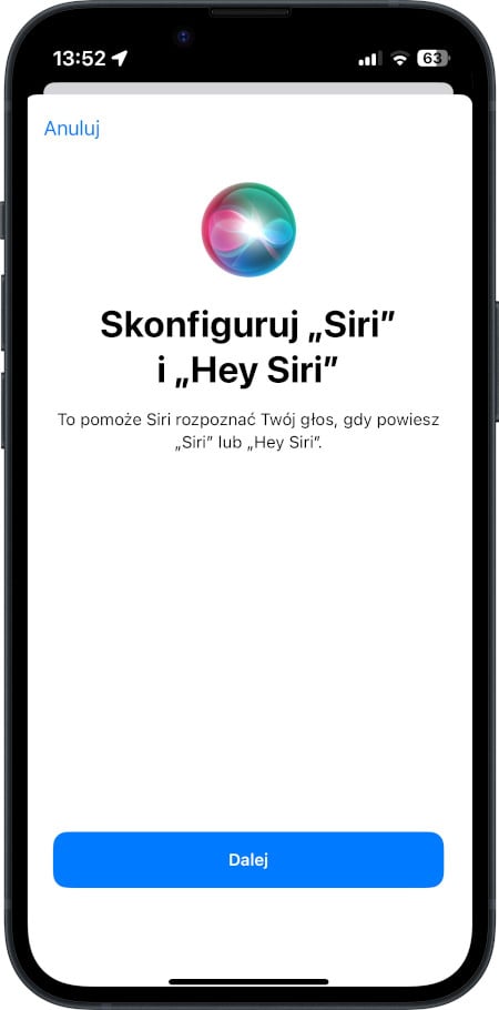 Jak włączyć Siri na iPhone