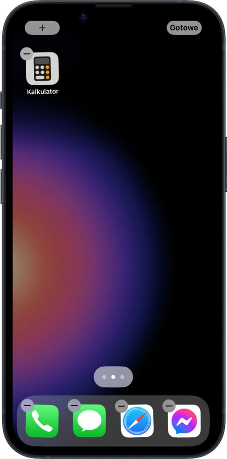 iPhone - usuwanie aplikacji z poziomu ekranu głównego