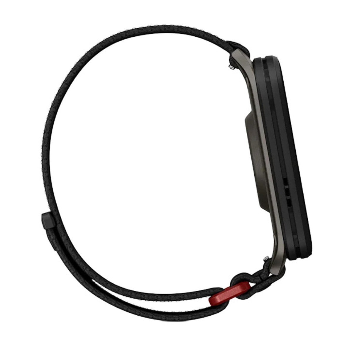 Venu X1 Black z tytanowym deklem w kolorze Slate i nylonowym paskiem ComfortFit w kolorze Black
